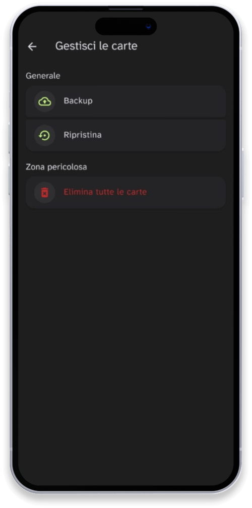 Backup and restore your cards and lists